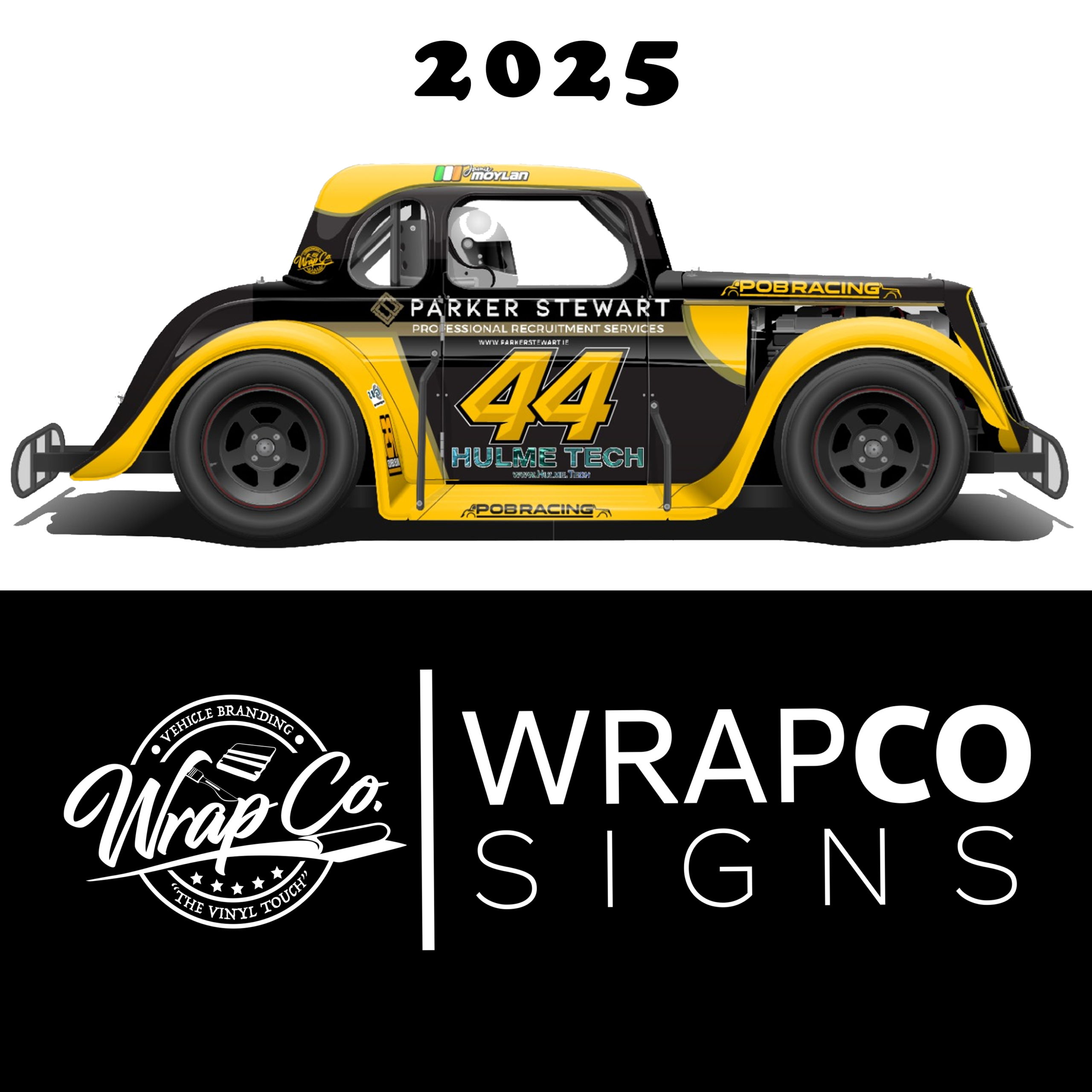 WrapCo Signs – Another awesome racing car wrap coming to life!